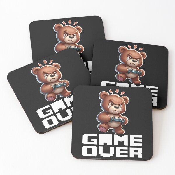 Item preview, Game Over Cute Bear designed and sold by TeddybearClub.
