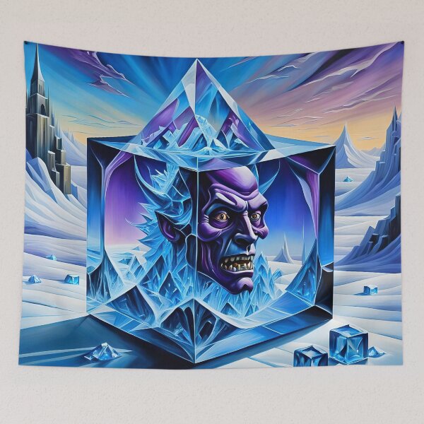 Item preview, Enigmatic Purple Demon in a Glass Prism designed and sold by koreatvtea.