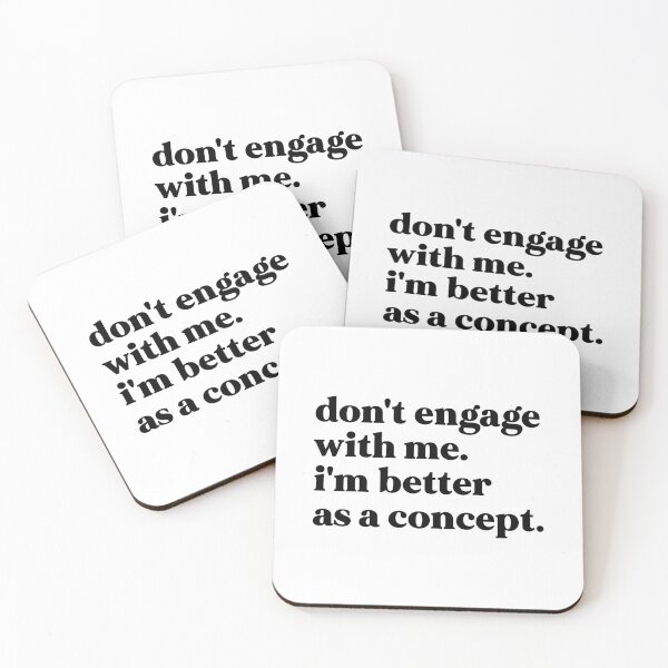 Item preview, Don't engage with me i'm better as a concept designed and sold by weirdly weird.