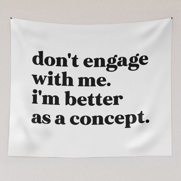Item preview, Don't engage with me i'm better as a concept designed and sold by weirdly weird.