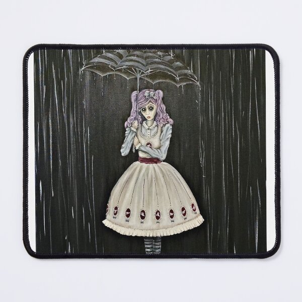 Item preview, "Dark Doll" oil painting designed and sold by JeanneMaskmaker.