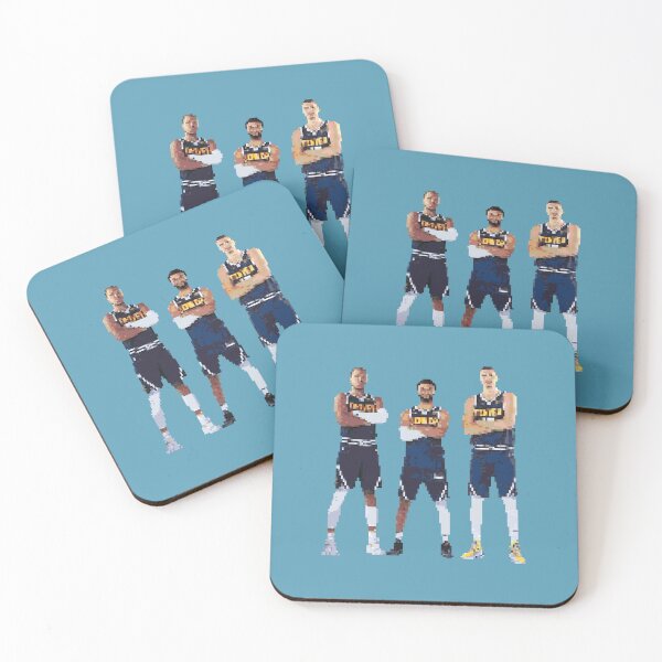 Item preview, Nikola Jokic Jamal Murray and Aaron Gordon designed and sold by pixelsports2.