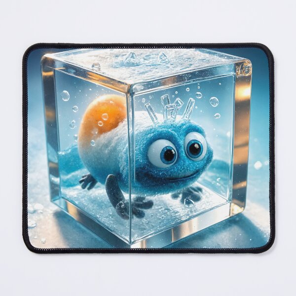 Item preview, Frozen Creature Trapped in Glass Cube designed and sold by koreatvtea.