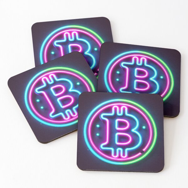 Artikelvorschau, Neon Bitcoin entworfen und verkauft von DreamsofPeace.