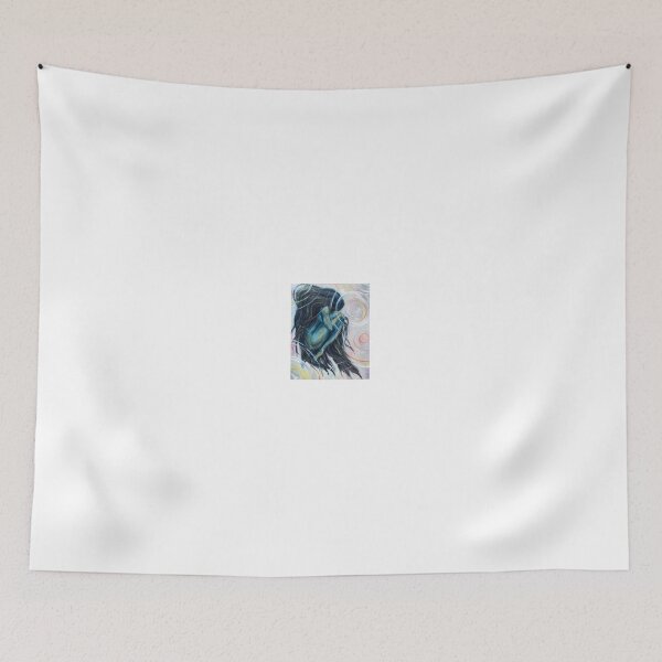 Item preview, "Dreaming" oil painting designed and sold by JeanneMaskmaker.