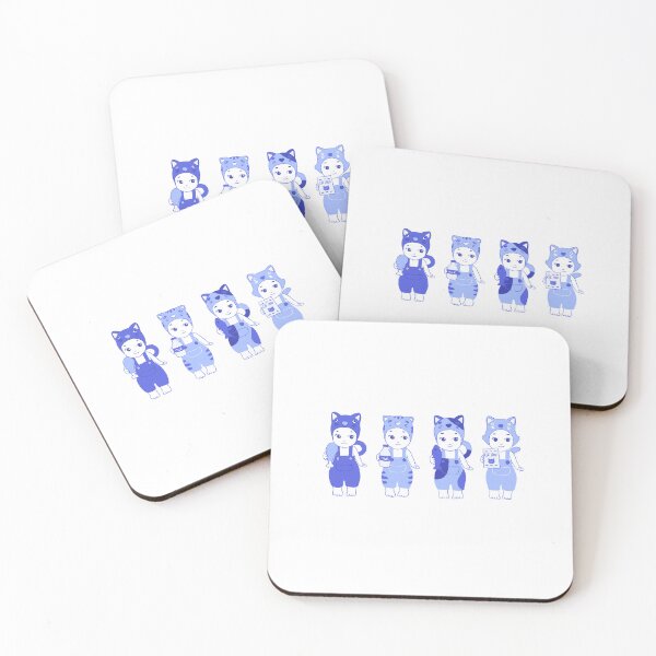Item preview, Sonny angels blue cats trinckets  designed and sold by rizdrawings.