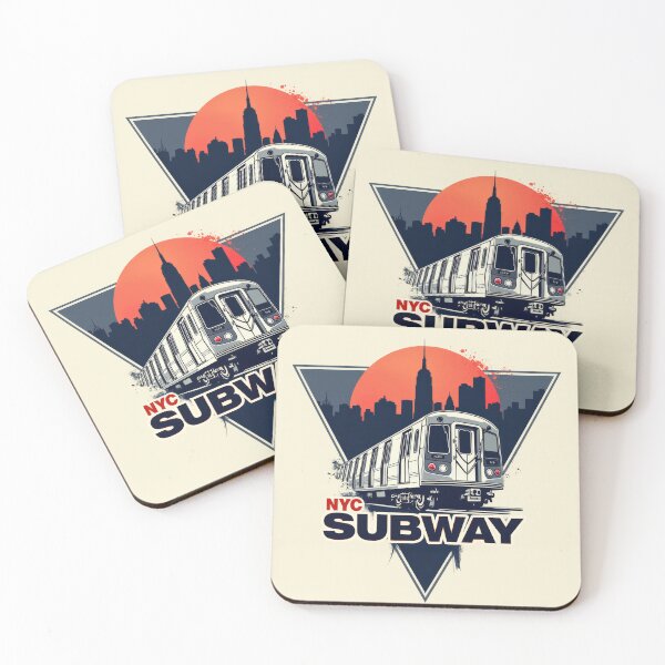 Item preview, New York Subway NYC Subway illustration Train designed and sold by MayaDelaye.