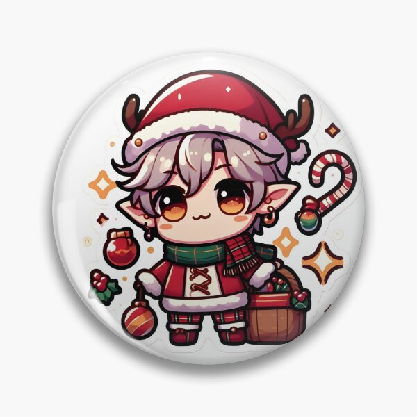 Item preview, Kawaii Xmas Anime Elfe  designed and sold by StickyGuys.