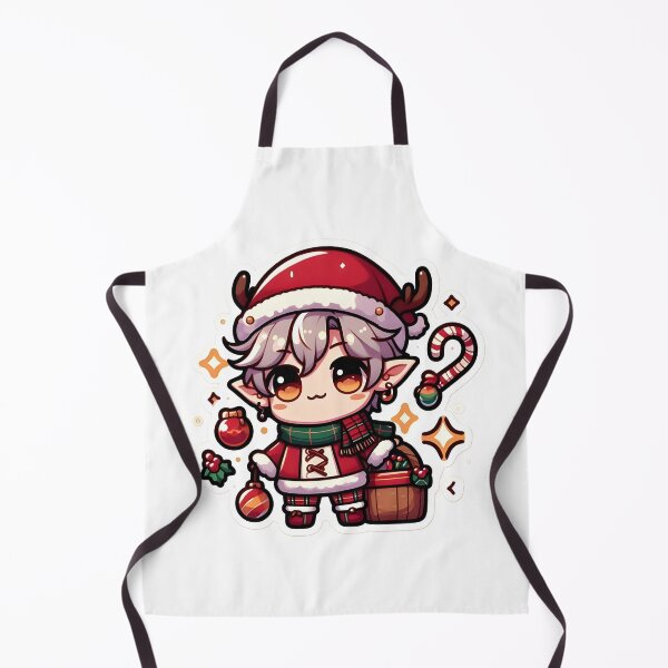 Item preview, Kawaii Xmas Anime Elfe designed and sold by StickyGuys.