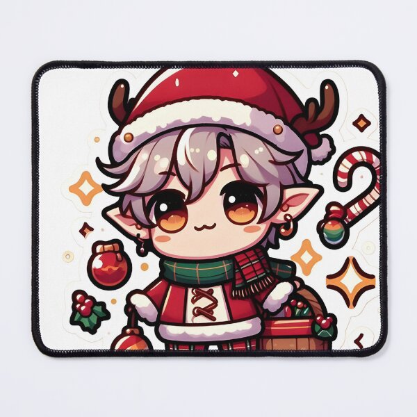 Item preview, Kawaii Xmas Anime Elfe  designed and sold by StickyGuys.