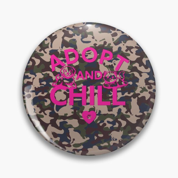 Item preview, Adopt and Chill Camo - Tan designed and sold by TammySwarek.