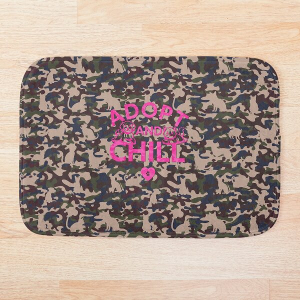 Item preview, Adopt and Chill Camo - Tan designed and sold by TammySwarek.