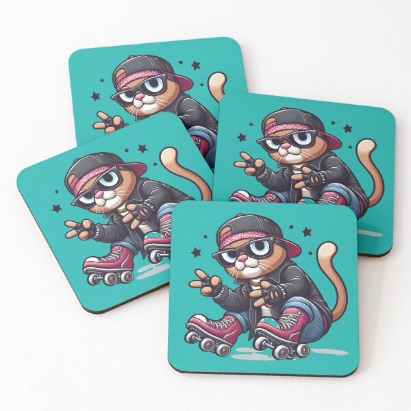 Item preview, Roller Derby Cat designed and sold by EvelinZ.