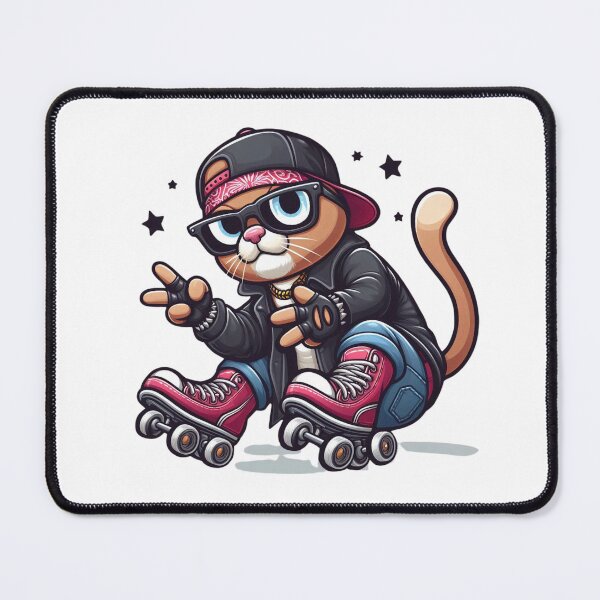 Item preview, Roller Derby Cat designed and sold by EvelinZ.