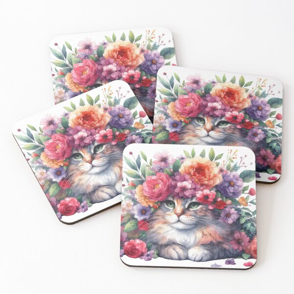 Item preview, Gato flor designed and sold by Pixelalchemy31.