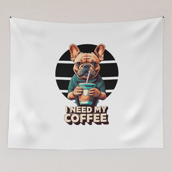 Item preview, Frenchie Coffee designed and sold by PetSafari.