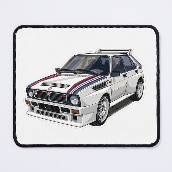 Item preview, Racing White Lancia Delta designed and sold by kahida.
