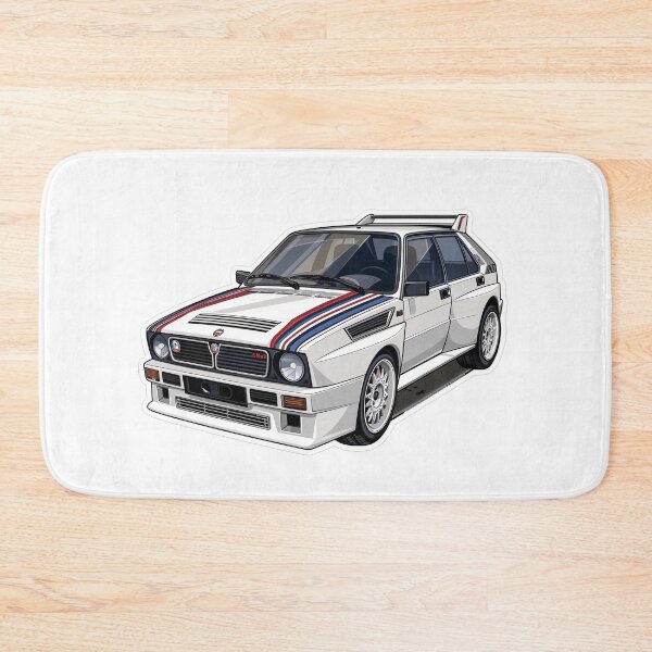 Item preview, Racing White Lancia Delta designed and sold by kahida.