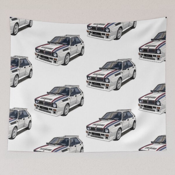 Item preview, Racing White Lancia Delta designed and sold by kahida.