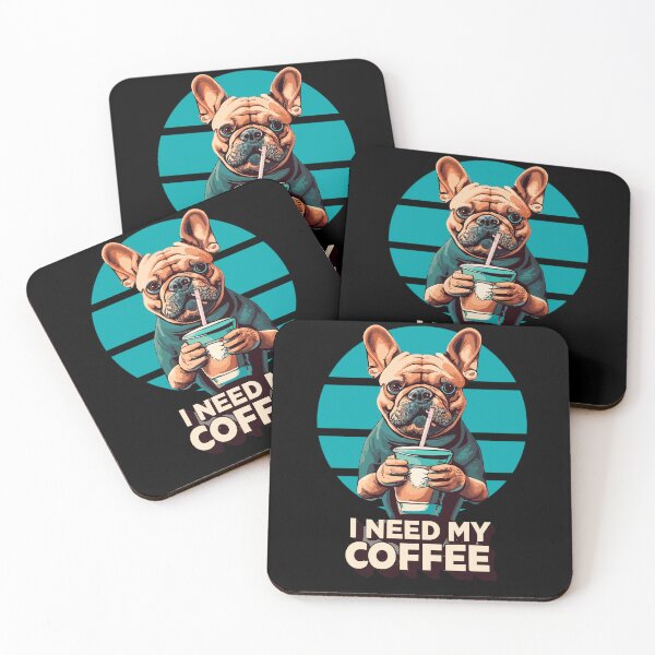 Item preview, Frenchie Coffee designed and sold by PetSafari.