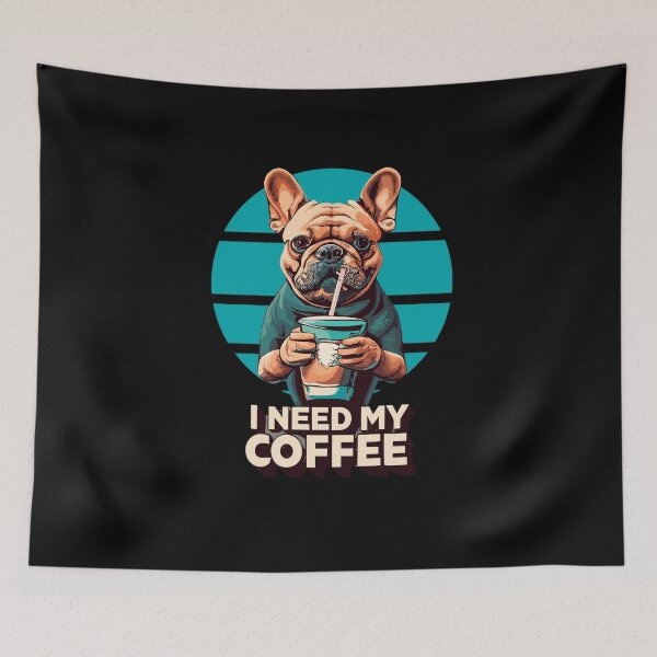 Item preview, Frenchie Coffee designed and sold by PetSafari.