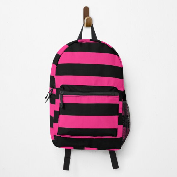 Item preview, PATTERN 016- BLACK AND PINK SAILOR STRIPES - Gift items and personal use / Black, Pink, Sailor Stripes, Fuchsia, Lines, Square, Abstract, Geometry, Pattern, Art designed and sold by LumDesignArt.