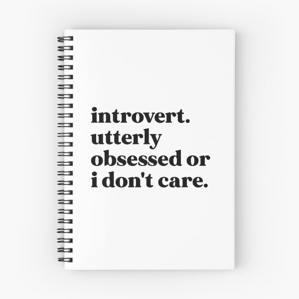 Item preview, Introvert. utterly obsessed or i don't care designed and sold by weirdly weird.
