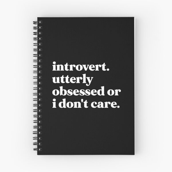 Item preview, Introvert. utterly obsessed or i don't care designed and sold by weirdly weird.