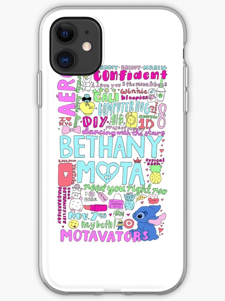 Bethany Mota Collage Iphone Case Cover By Eliannadraws Redbubble