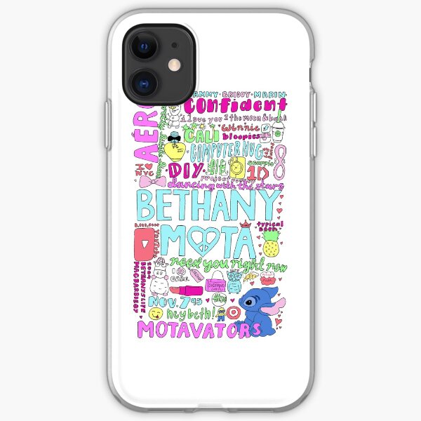 Bethany Mota Collage iPhone Soft Case