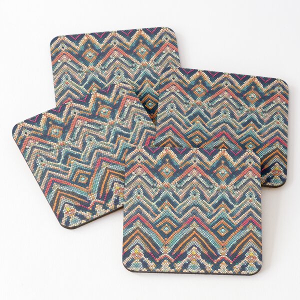 Item preview, Handcrafted Beaded Motif in Bold Colors designed and sold by communedesigns.