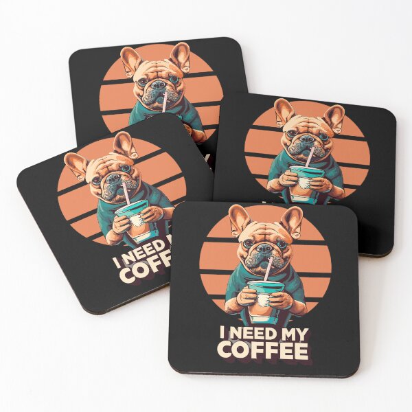 Item preview, Frenchie Coffee designed and sold by PetSafari.