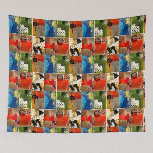 Item preview, Colorful Abstract Blocks Artwork designed and sold by NancyMerkle.