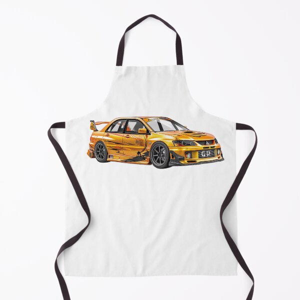 Item preview, Fast Yellow Mitsubishi Lancer designed and sold by kahida.