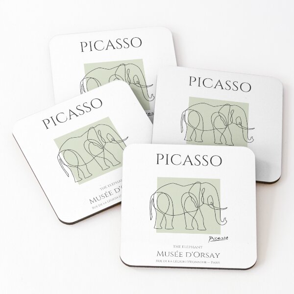 Item preview, Line Art - The Elephant designed and sold by SeaArtPrint.