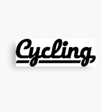 Cycling Canvas Print