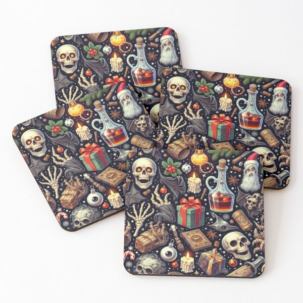 Item preview, Spooky Christmas Pattern 4 designed and sold by the-fitzgibbon.