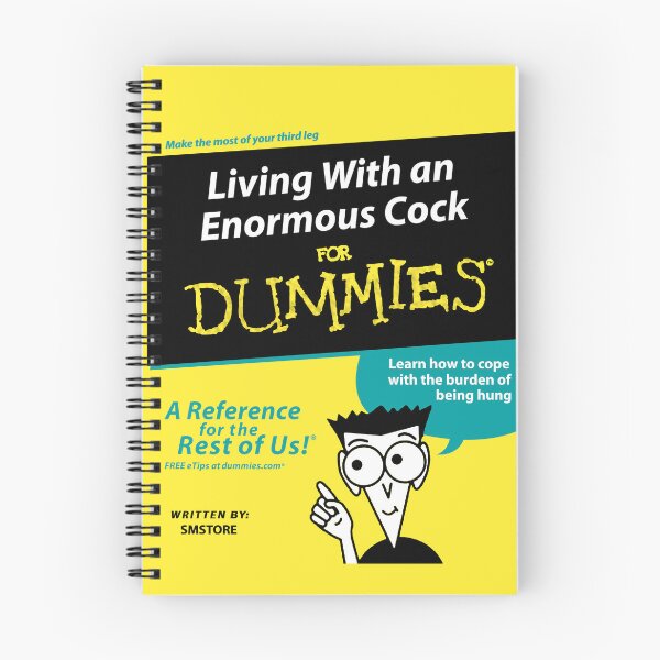 Item preview, Living With an Enormous Cock For Dummies  Book Cover designed and sold by SMStore.