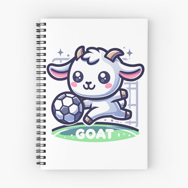 Item preview, A Goat playing Soccer, say GOAT sticker and more designed and sold by CRandRRstickers.