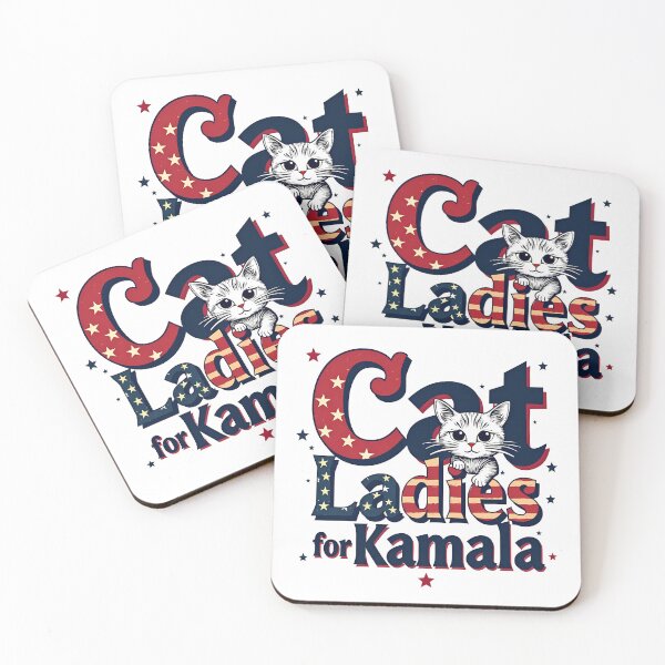 Item preview, Cat Ladies for Kamala Harris designed and sold by Waseemkhan86.