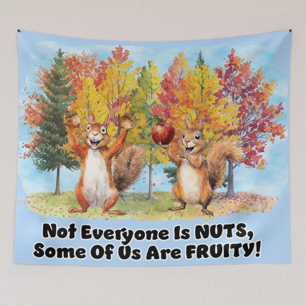 Item preview, Squirrely - Nuts & Fruity designed and sold by Karen Wood.