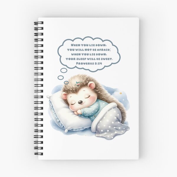 Item preview, Proverbs 3:24 When you lie down, you will not be afraid; when you lie down, your sleep will be sweet designed and sold by FlutterByH.