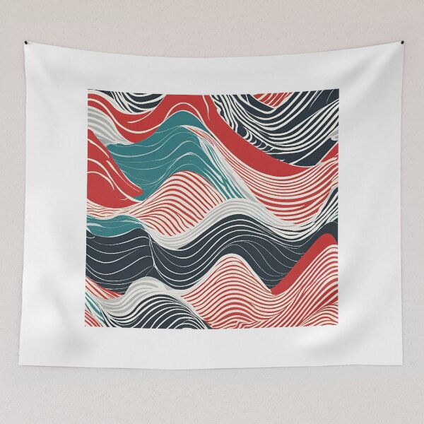 Item preview, wave patterns designed and sold by Galicccc.