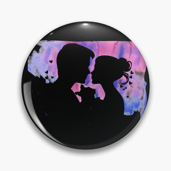 Item preview, Couple in blue and pink designed and sold by MarigoldandLily.