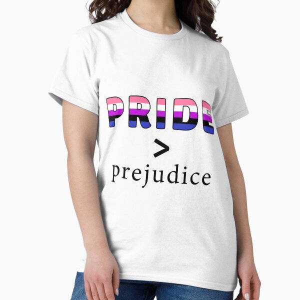 Pride & Prejudice genderfluid flag Classic T-Shirt