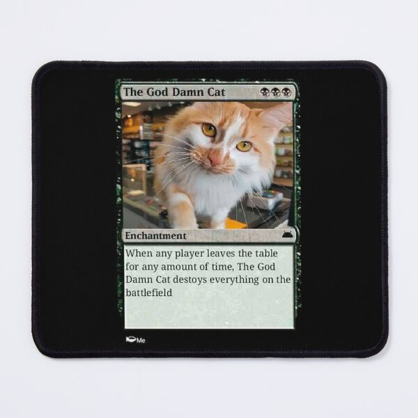 Item preview, God Damn Cat designed and sold by meme-stuff.