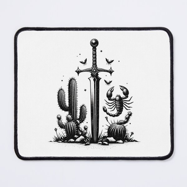 Item preview, Scorpion Desert Cactus Sword Venomous Creature Wasteland Blade designed and sold by ogirdorgraphics.