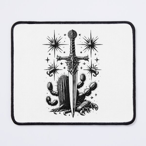Item preview, Scorpion Desert Cactus Sword Venomous Creature Wasteland Blade designed and sold by ogirdorgraphics.