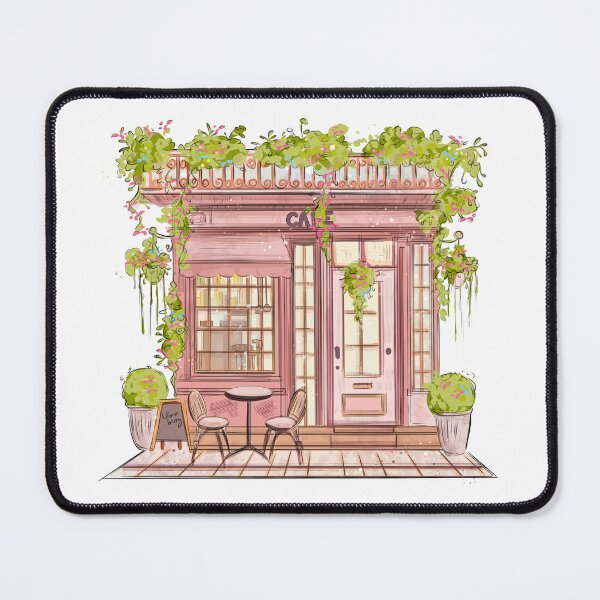 Item preview, Vintage Pink Cafe designed and sold by Glimmberry.