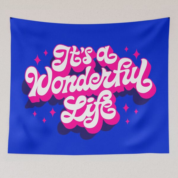 Item preview, It's a wonderful life designed and sold by LettersCraft.